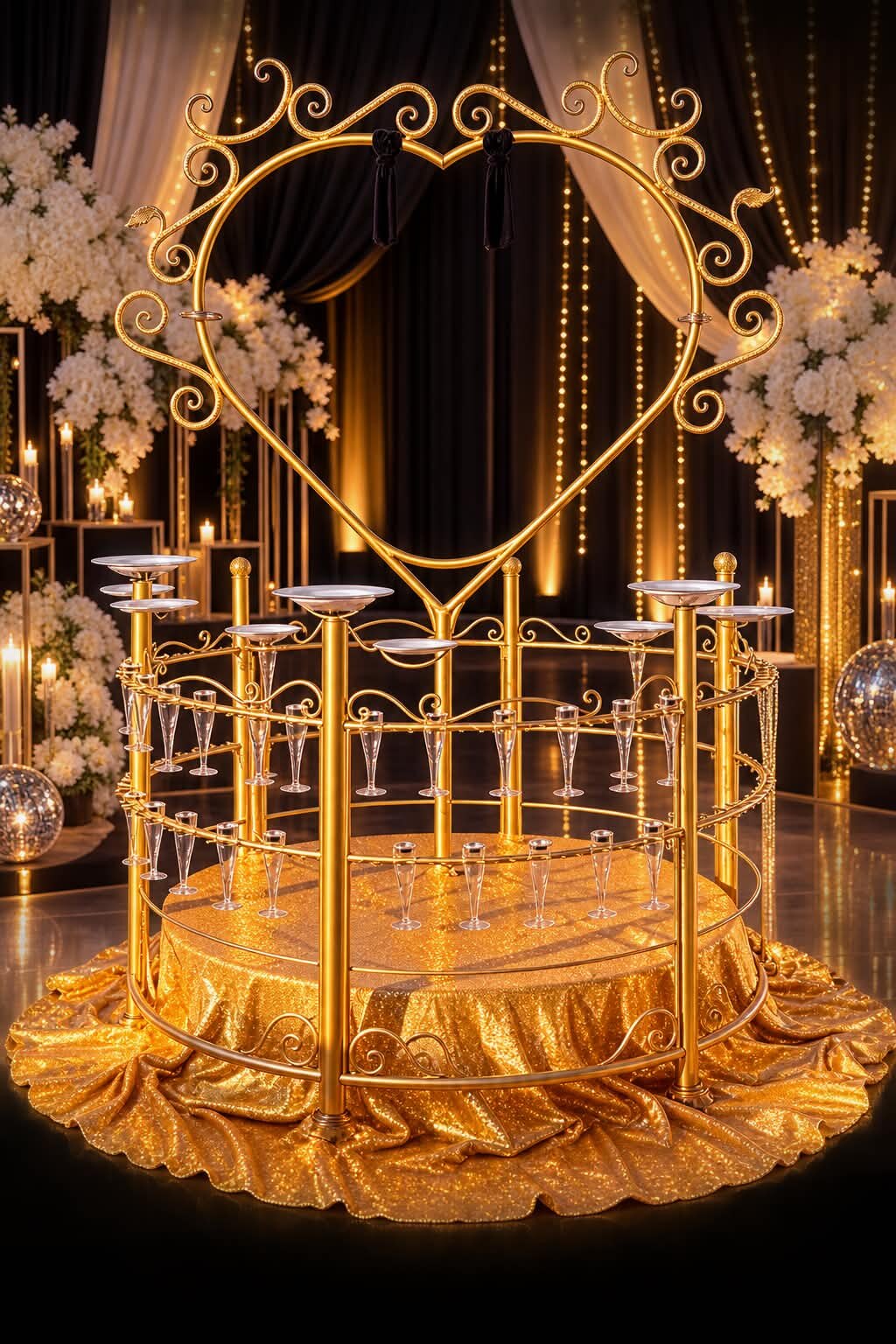 Elegant Champagne Station — collection card