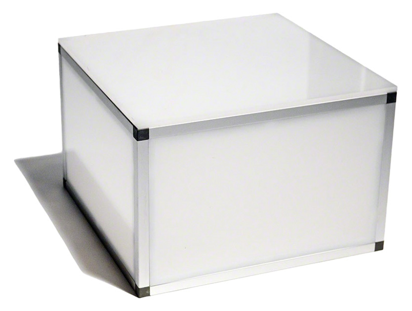White go-go box platform